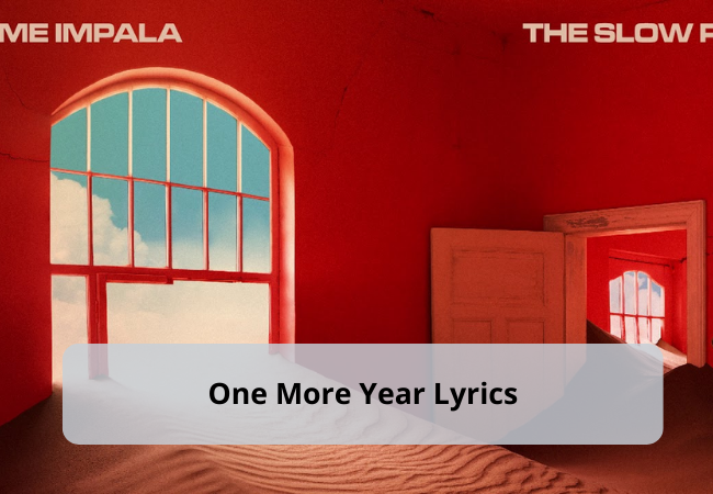 Tame Impala | One More Year Lyrics @fiveguysmusical Tame Impala | One More Year Lyrics @fiveguysmusical