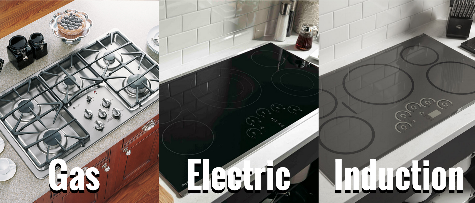 Comparing Induction vs Gas vs. Electric Cooktops Comparing Induction vs Gas vs. Electric Cooktops