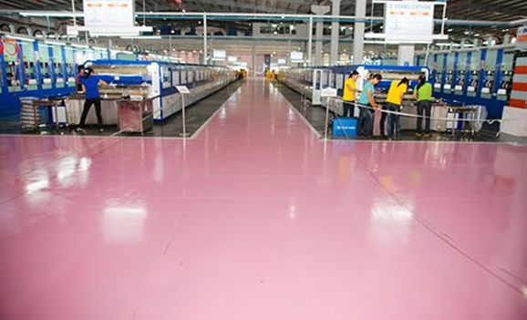sơn sàn nhà xưởng epoxy hình 2