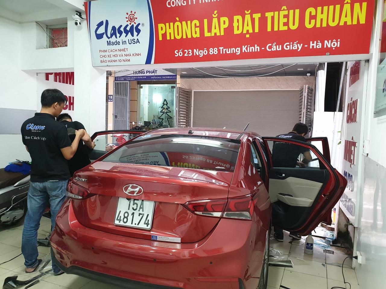 phim cách nhiệt classis dán xe hyundai
