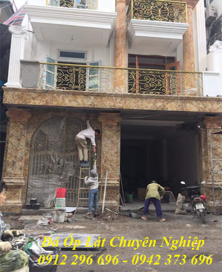 đá ốp mặt tiền biệt thự