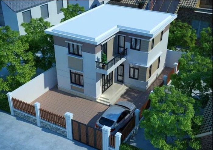 Phân loại nhà mái bằng 2 tầng chữ L được nhiều người quan tâm 
