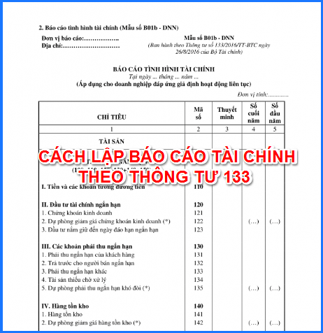 báo cáo tài chính