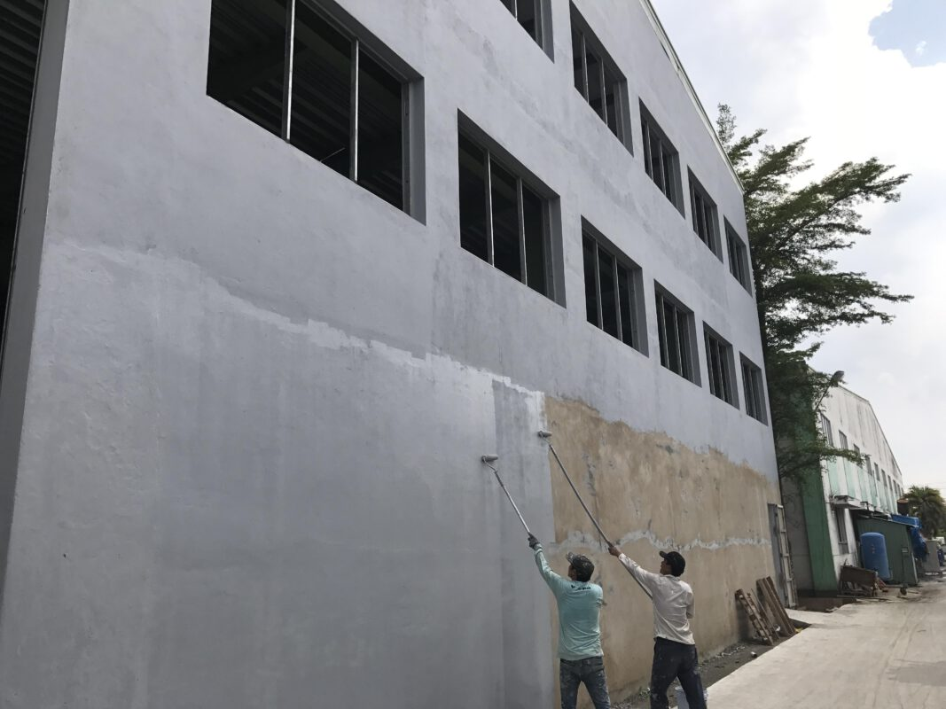 thi công chống thấm trong trường học hình 4