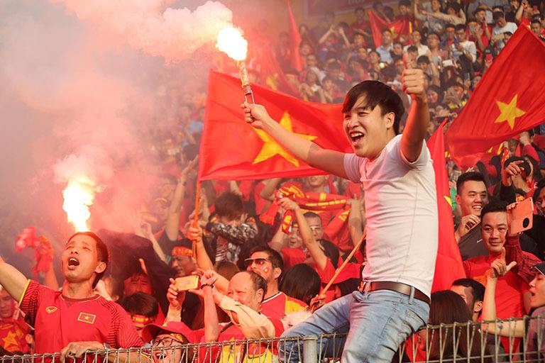 U23 Việt Nam là đội bóng có số lượng cổ động viên vô cùng đông đảo