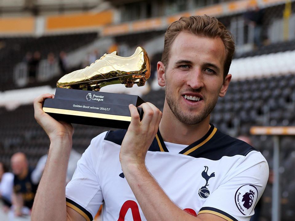 Cầu thủ Harry Kane đang trên con đường chinh phục vua phá lưới ngoại hạng Anh