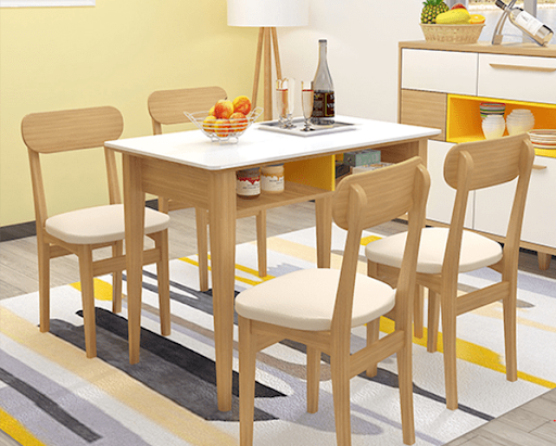 Bạn đang muốn tự thiết kế và sáng tạo cho không gian nội thất phòng bếp của mình bằng những mẫu bàn ăn đẹp giá rẻ