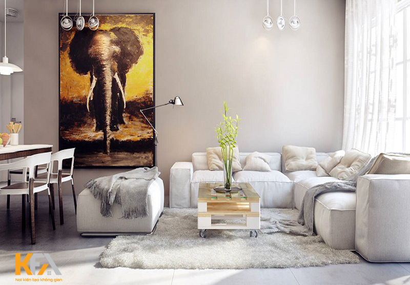 Thi công nội thất phòng khách đẹp khó cưỡng