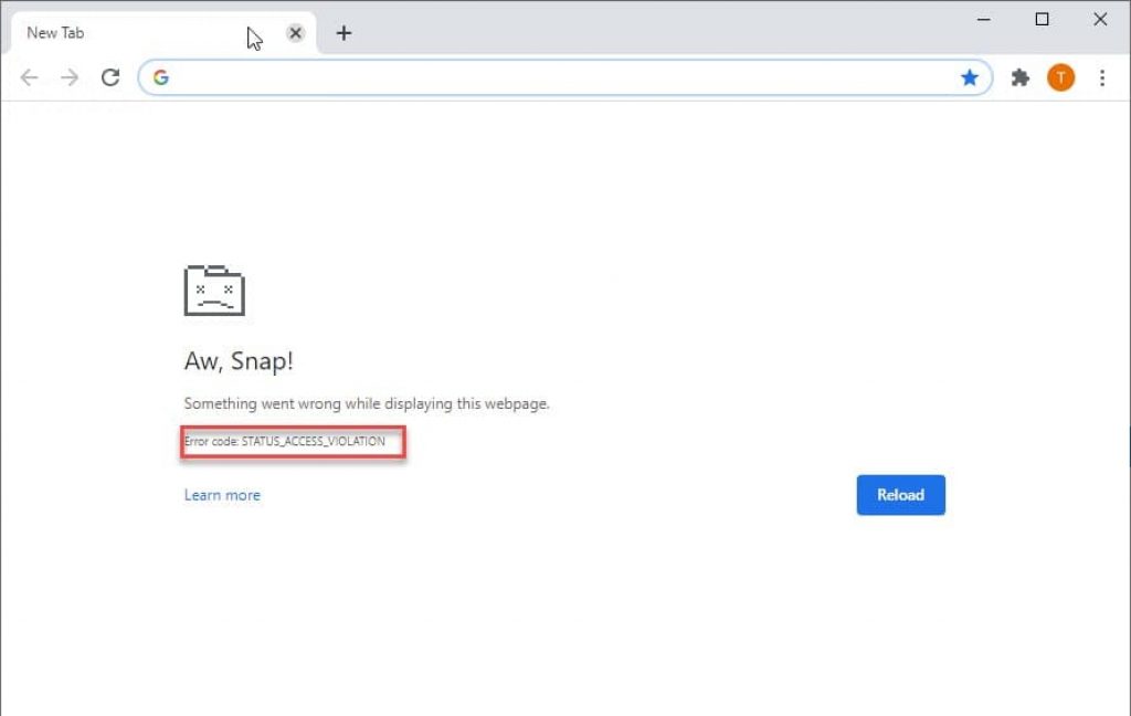 How to fix status_access_violation chrome A-Z How to fix status_access_violation chrome A-Z