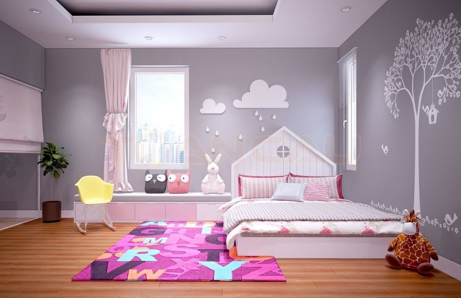Màu sắc phòng ngủ cho bé từ 11-15 tuổi