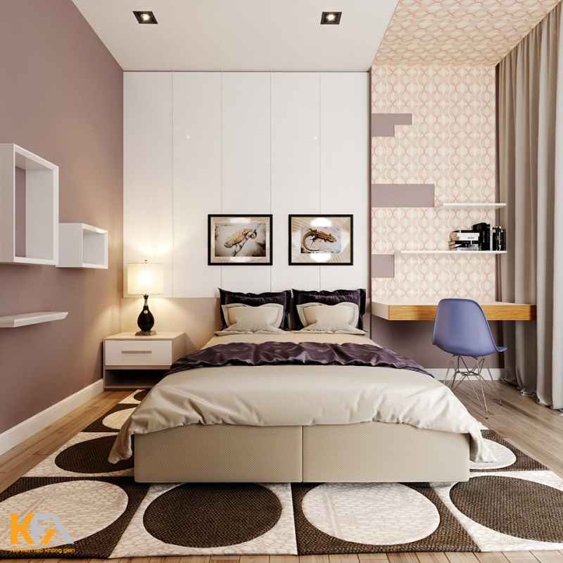 Phòng ngủ kết hợp hài hòa