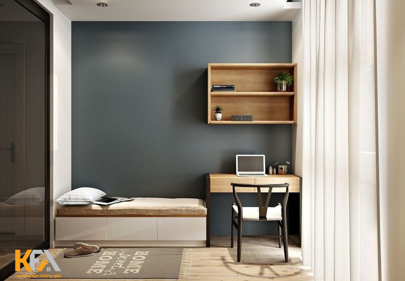 Việc tận dụng để đồ dùng tại các góc chết sẽ giúp tiết kiệm không gian