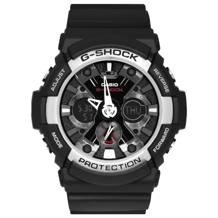 G-Shock GA-200-1ADR - Một trong những dòng đồng hồ bền bỉ của Casio.