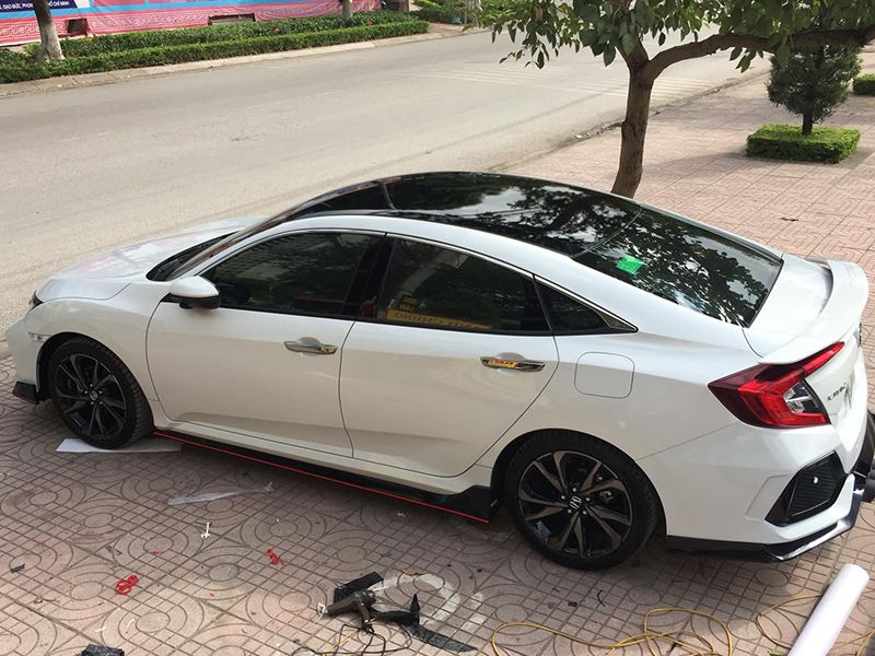 dán nóc den honda civic