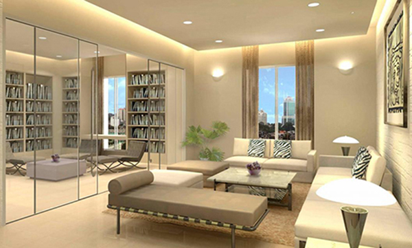 Gương giúp không gian thêm rộng rãi