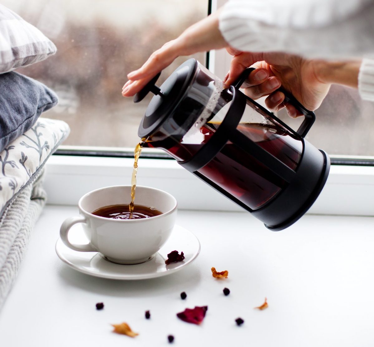Brewing French press coffee is the traditional and straightforward way
