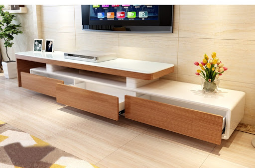 Cách trang trí kệ tivi treo tường đẹp nhất cho phòng khách nhà bạn 