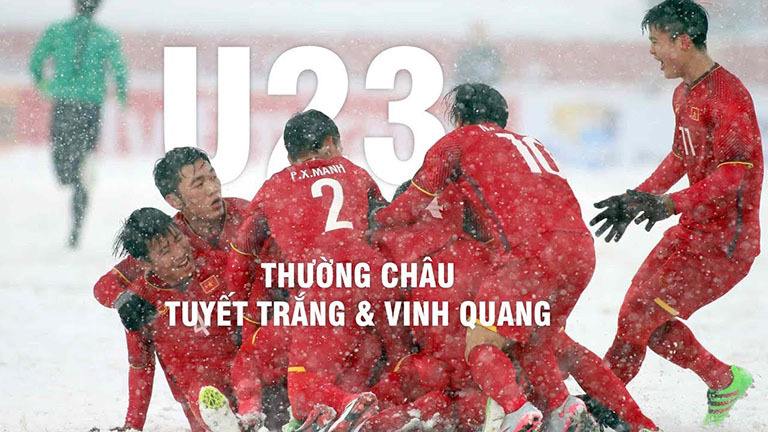 U23 Việt Nam thi đấu ngoan cường trong điều kiện mưa tuyết dày đặc