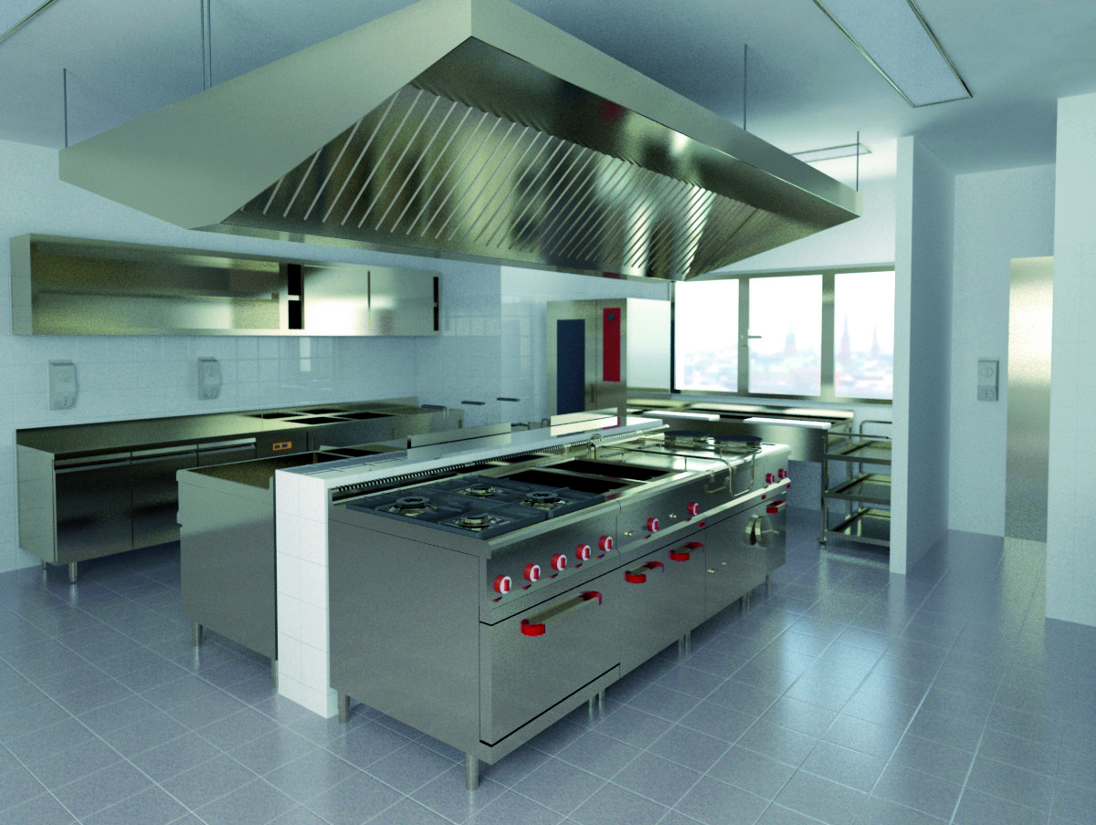 Được lắp ngay trên trần nhà hút sạch khói bụi lại tiết kiệm diện tích