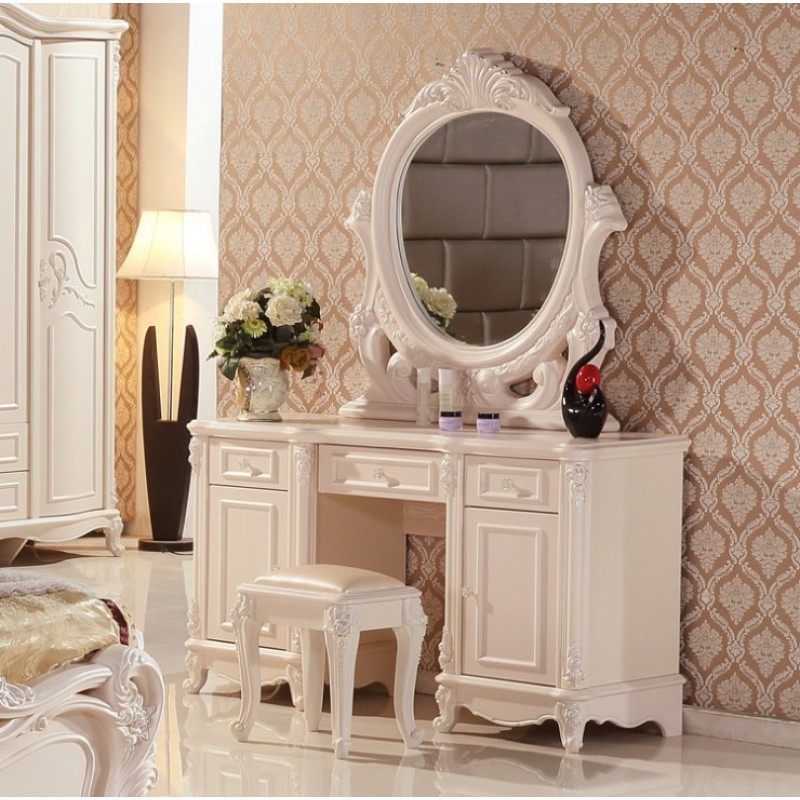 Những mẫu bàn trang điểm bằng gỗ kiểu Hàn Quốc đẹp nhất