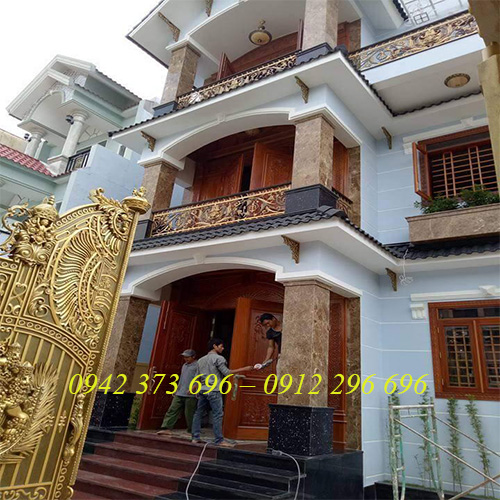 đá ốp mặt tiền biệt thự