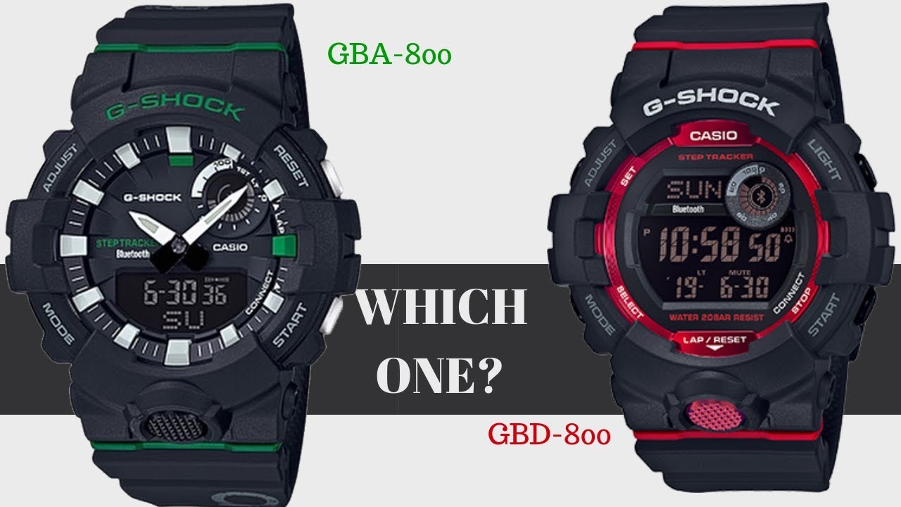 đồng hồ G-Shock G-Squad GBA-800 và GBD-800