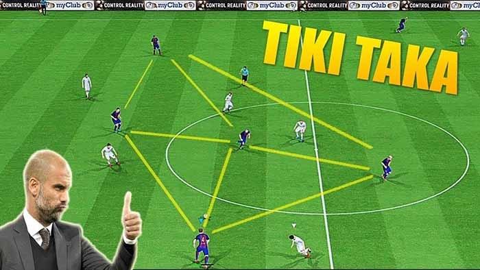 Chiến thuật Tiki Taka giúp đội bóng giành chiến thắng