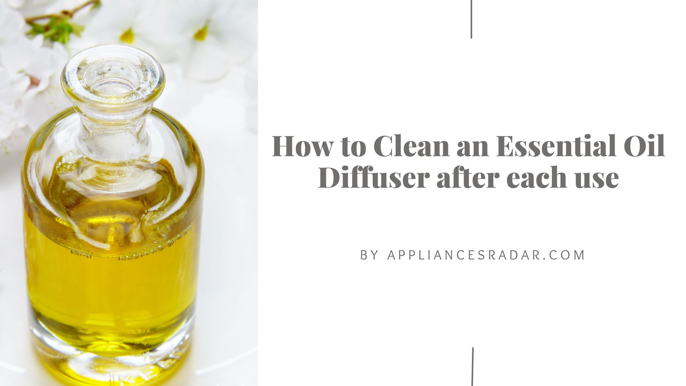 How to Clean an Essential Oil Diffuser after each use How to Clean an Essential Oil Diffuser after each use