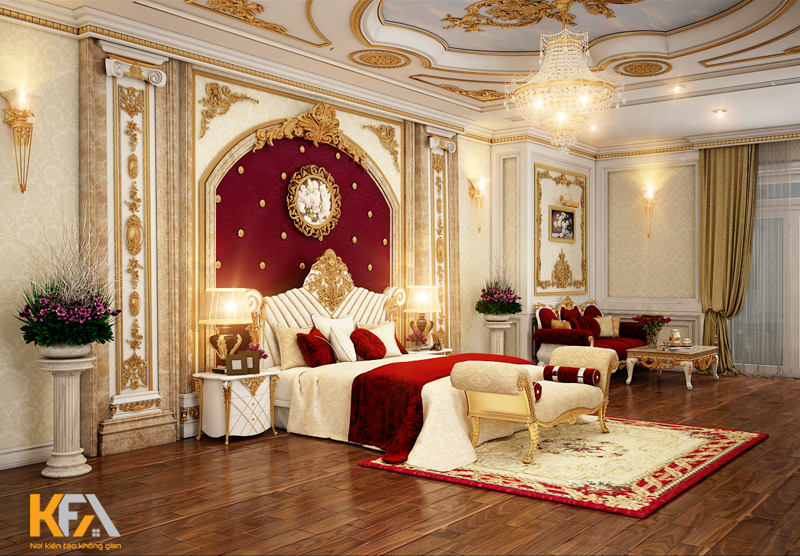 Phòng ngủ cổ điển lãng mạn