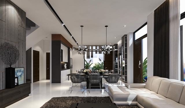 Thể hiện cá tính với các phối hợp màu đen trắng đối lập đầy tinh tế