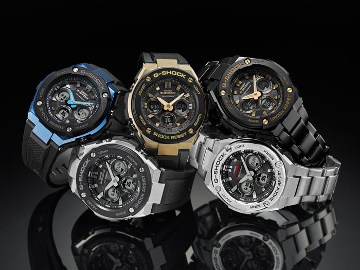 G-Shock G-Steel là dòng đồng hồ làm bằng vỏ kim loại