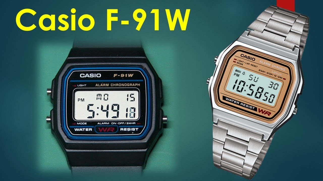 Đồng hồ điện tử Casio F có giá rẻ nhất.