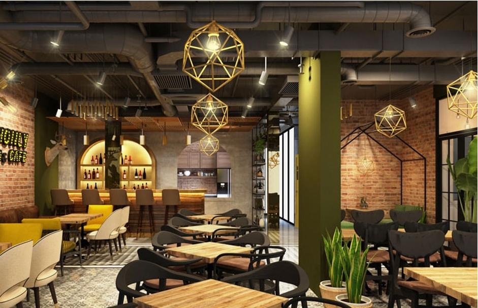 màu sơn quán cafe đẹp hình 1