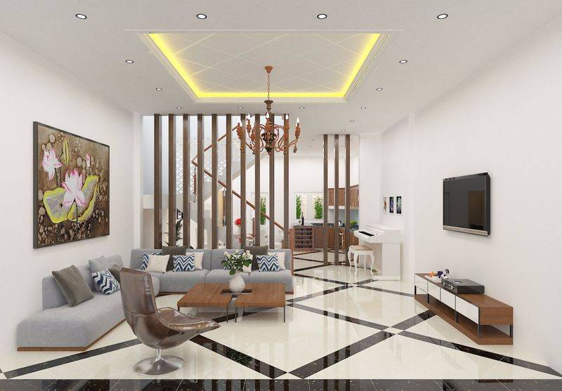 Cách đặt bàn ghế phòng khách nhà ống hợp phong thuỷ