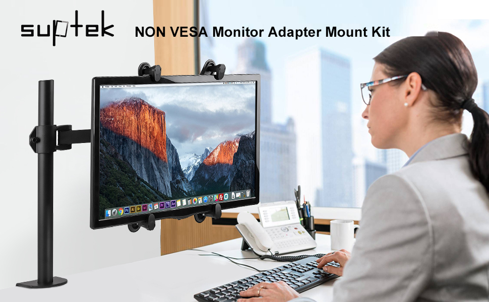 How to mount a monitor without holes How to mount a monitor without holes