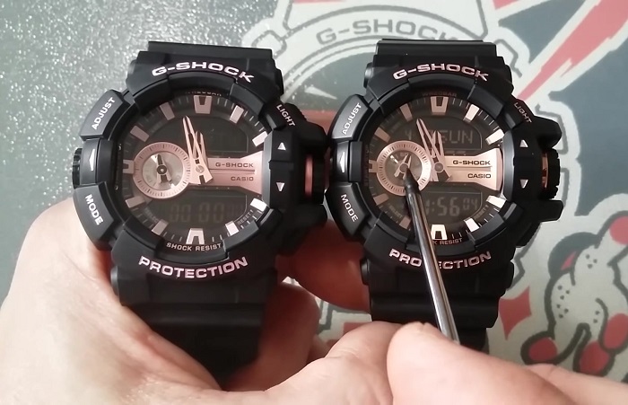 Nhận biết sản phẩm Casio thể thao là hàng chính hãng hay không thông qua mặt số đồng hồ.