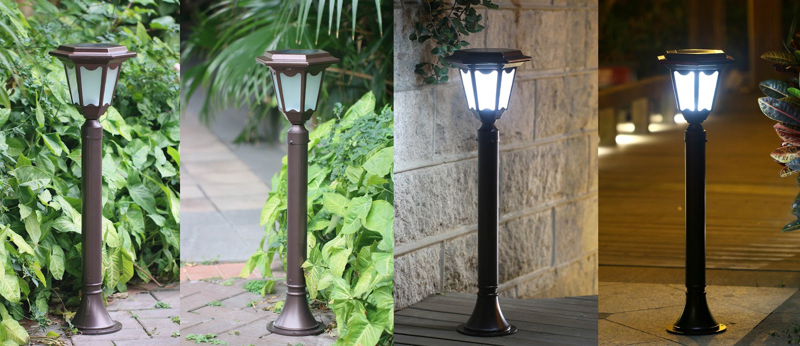 Những chiếc đèn cột được thiết kế cực bắt mắt