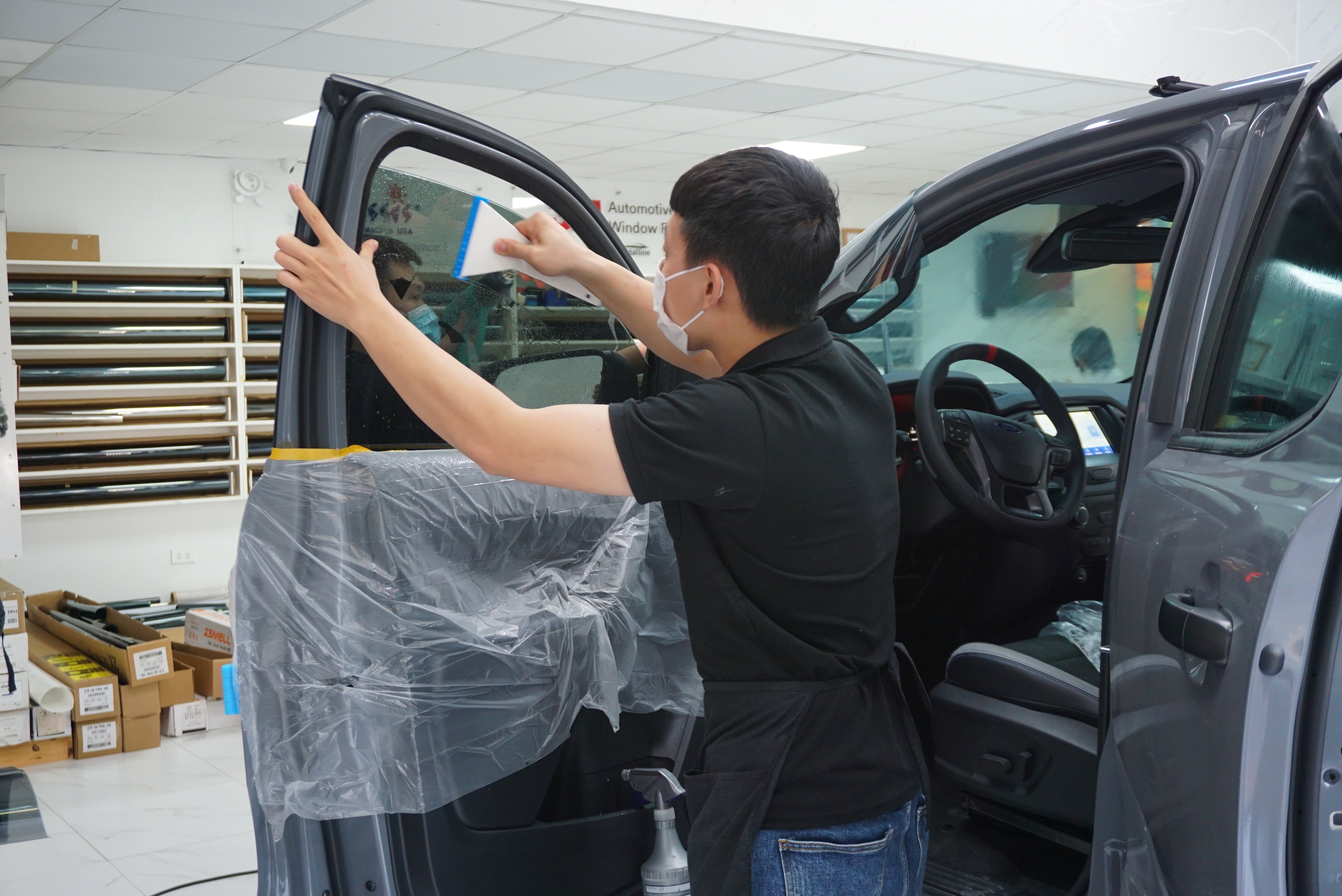 phim cách nhiệt 3m dán xe ford range