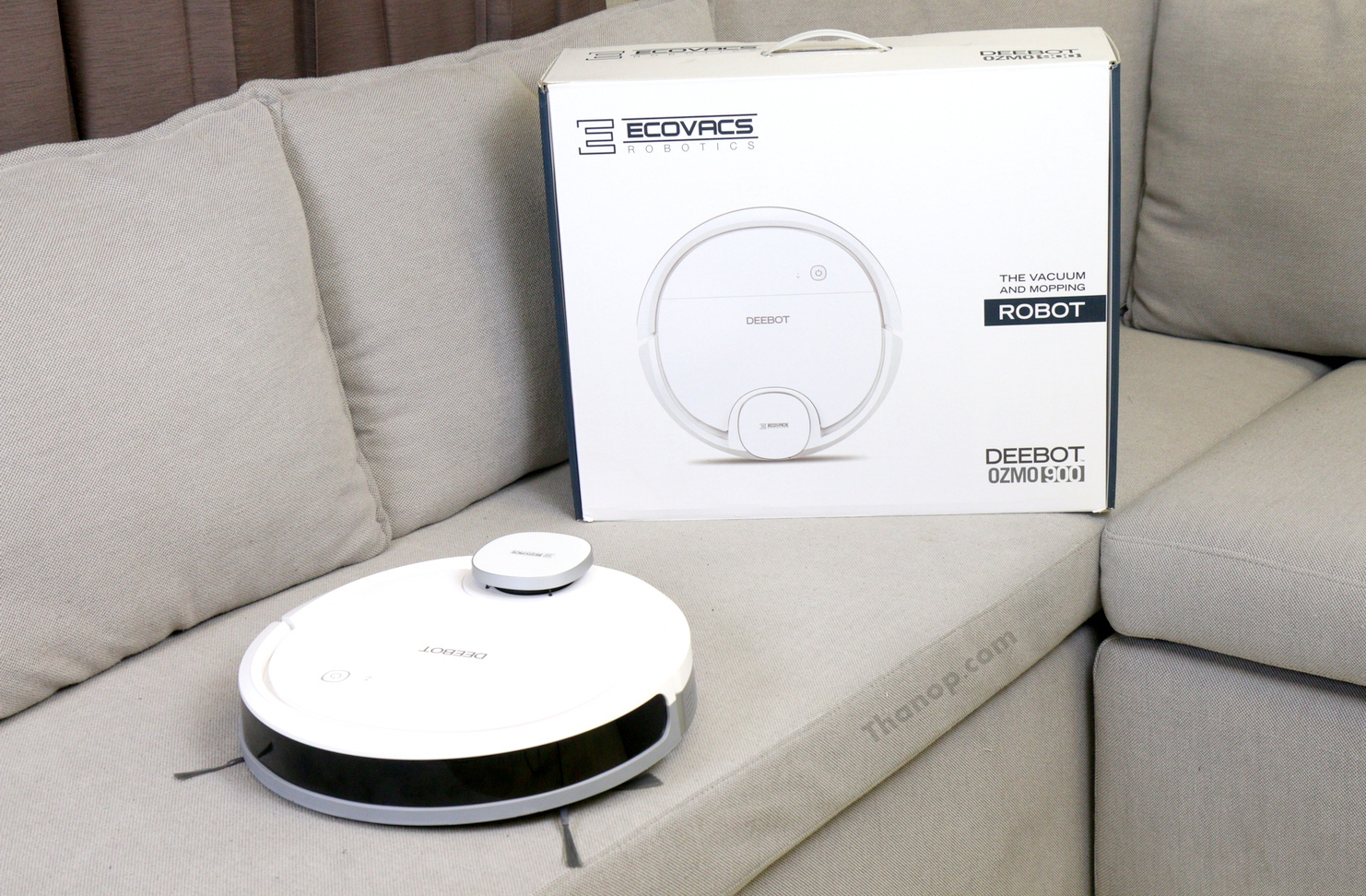 Đánh giá về robot hút bụi Ecovacs Deebot OZMO 900