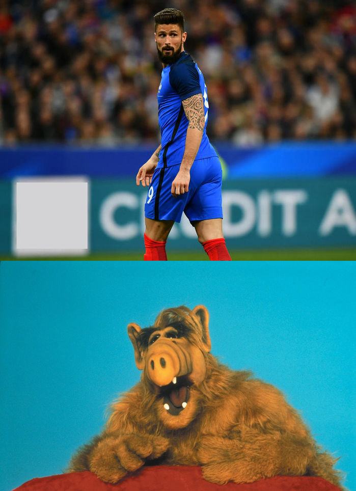 Giroud và nỗi sợ nhân vật hoạt hình