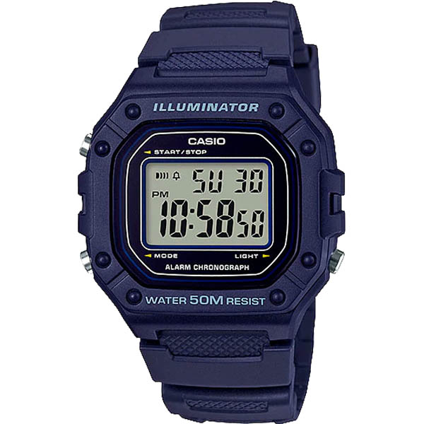 Đồng hồ bé trai Casio W-218H-2AVDF. 