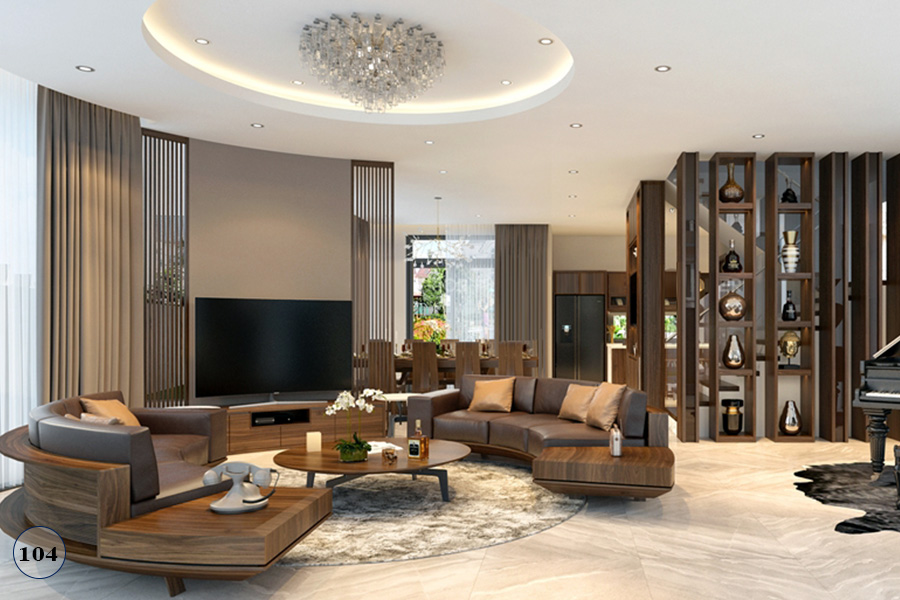 Thiết kế tủ đồ decor cho phòng khách thêm phần bắt mắt