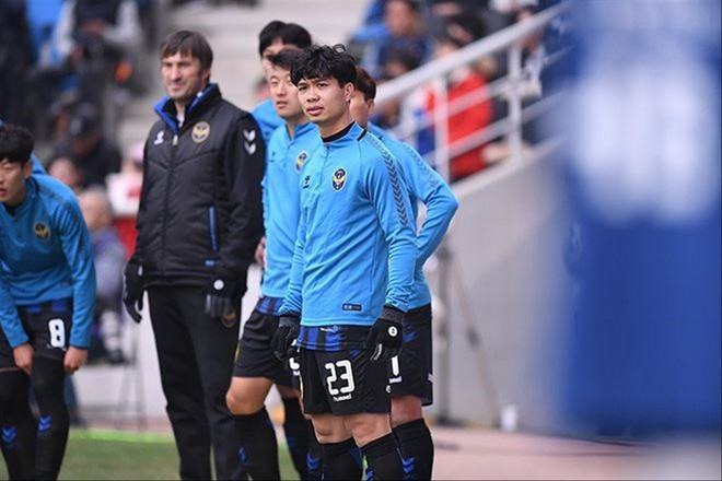 Công Phượng đã có được rất ít cơ hội ra sân trong màu áo của Incheon