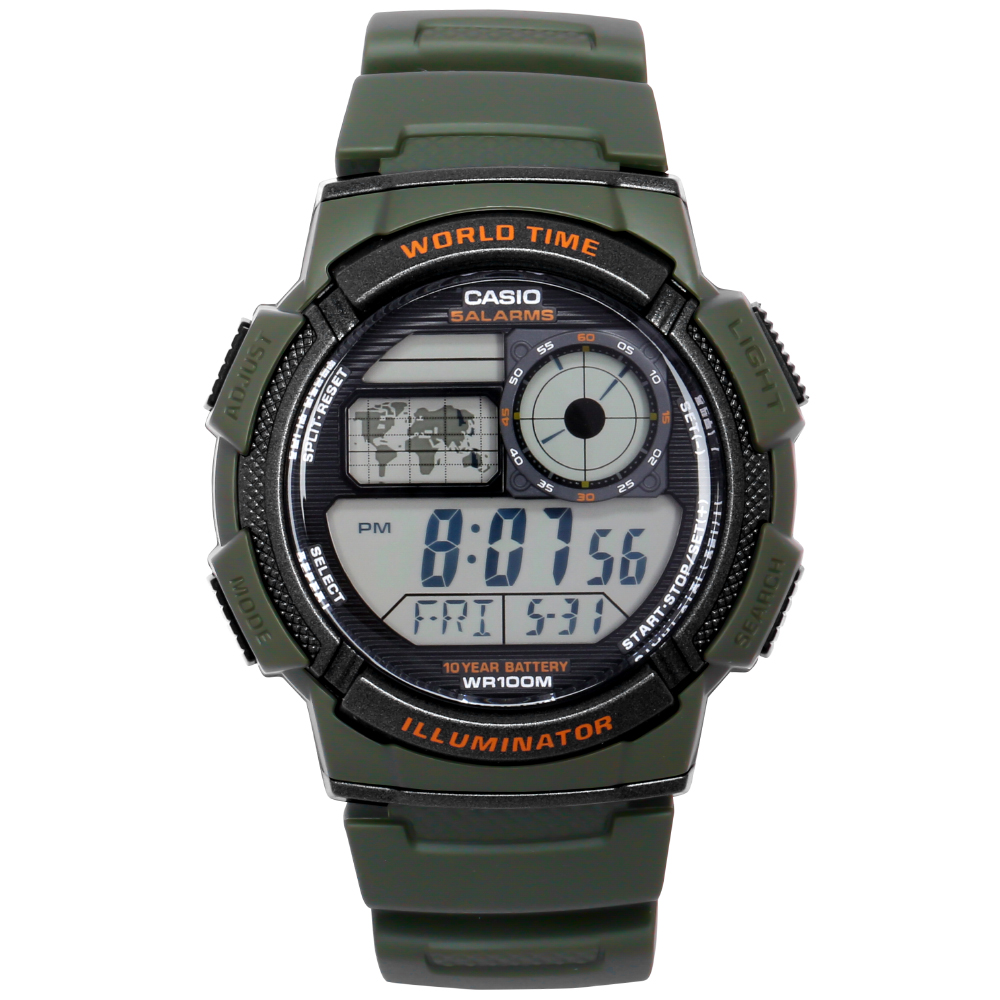 Casio nam AE-1000W-3AVDF mang thiết kế trẻ trung năng động