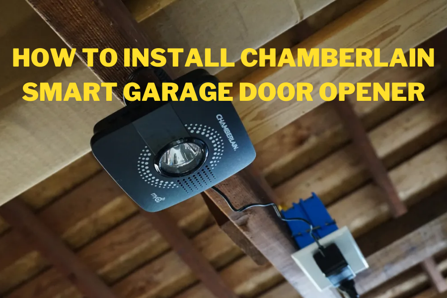 How to install chamberlain smart garage door opener? How to install chamberlain smart garage door opener?