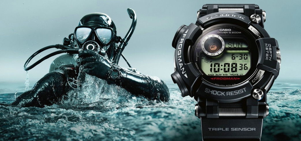 Đồng hồ G-Shock có dòng riêng cho thợ lặn.