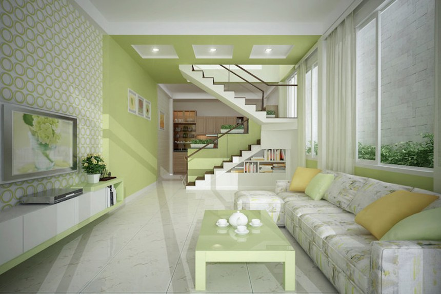 Tông màu xanh pastel nhẹ nhàng, đẹp mắt